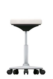 Banco c/ rodas, altura 450 - 650